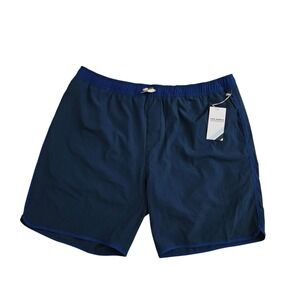 Fair Harbor (Mens XXXL) Mastos Anchor Board Shorts Swim Trunk Blue Lined New‎